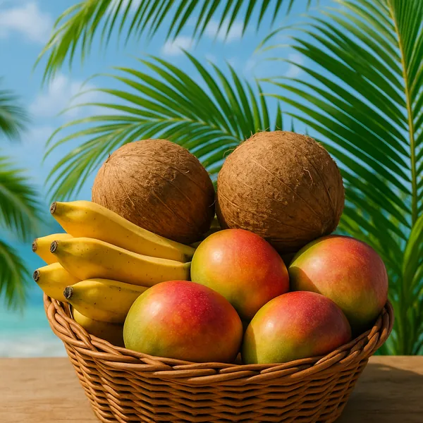 Here’s an online jigsaw puzzle you can play in your browser, focused on a tropical food still life that brings summer to the screen.