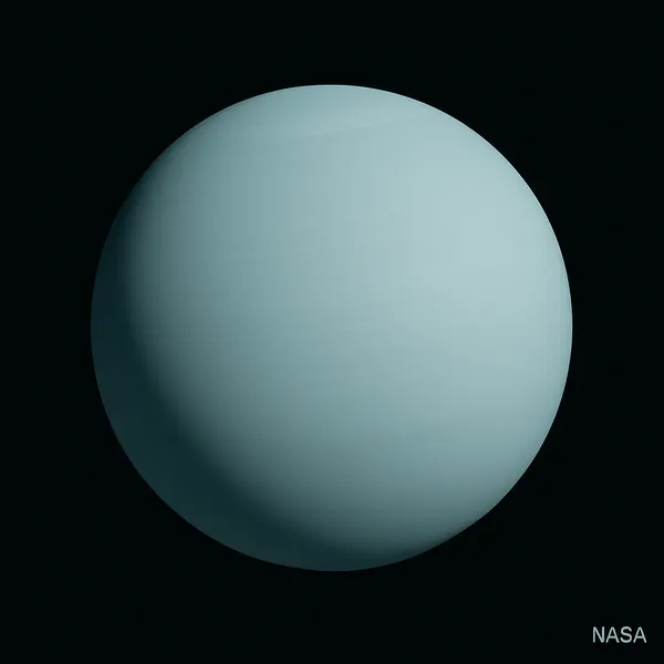 Discover a puzzle with a serene, pale teal planet set against deep, velvety black space.