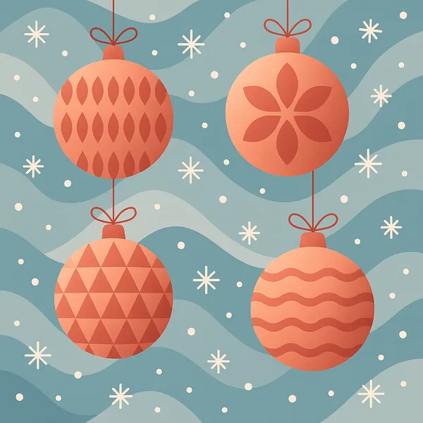 Enjoy an online jigsaw puzzle designed for browser play, featuring festive holiday ornaments in a cozy seasonal scene.