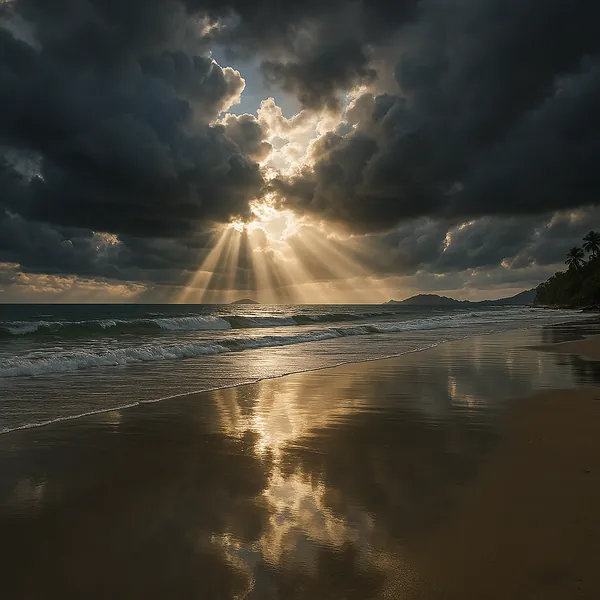 Enjoy an online jigsaw puzzle designed for browser play, featuring a dramatic coastal seascape that celebrates the beauty of nature.
