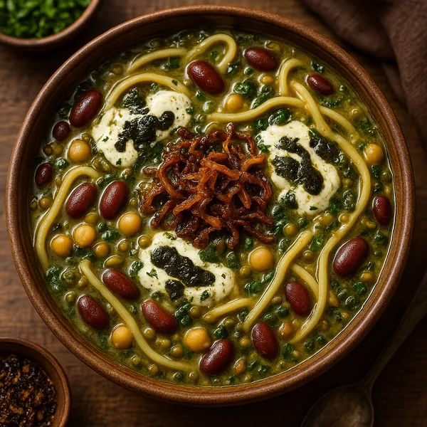 Enjoy an online jigsaw puzzle designed for browser play, featuring a warm, comforting food scene of a hearty bowl of soup.
