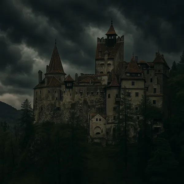 Enjoy an online jigsaw puzzle designed for browser play, featuring a moody castle set against dramatic storm clouds — a captivating blend of architecture and na