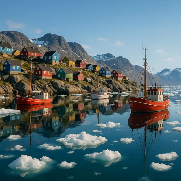 Enjoy an online jigsaw puzzle designed for browser play, featuring a serene coastal village scene that blends nature and maritime charm.