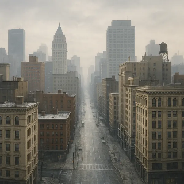 Here’s an online jigsaw puzzle you can play in your browser, focused on a moody cityscape scene.