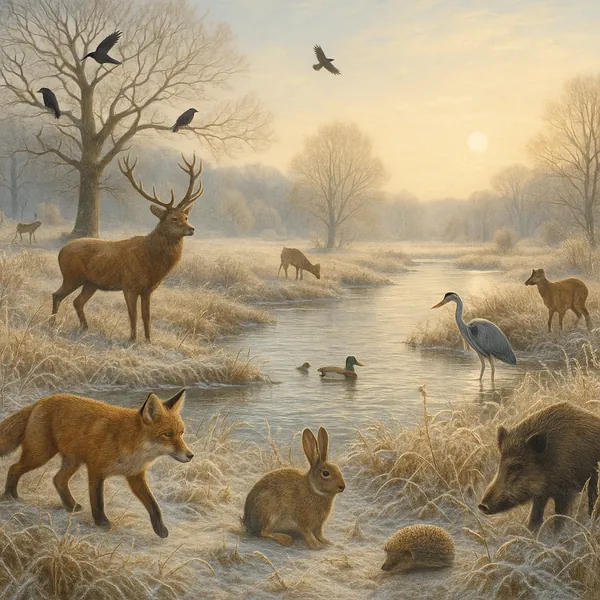 Enjoy an online jigsaw puzzle designed for browser play, featuring a tranquil nature and wildlife scene that invites calm focus.