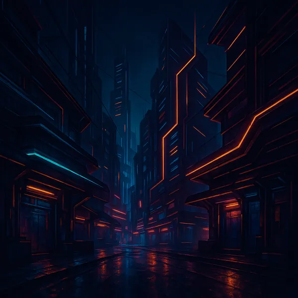 Here’s an online jigsaw puzzle you can play in your browser, featuring a moody, futuristic cityscape that fits the cyberpunk and urban night themes.