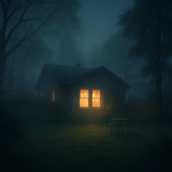 Here’s an online jigsaw puzzle you can play in your browser, featuring a tranquil night-time home scene that blends cozy interiors with moody nature.