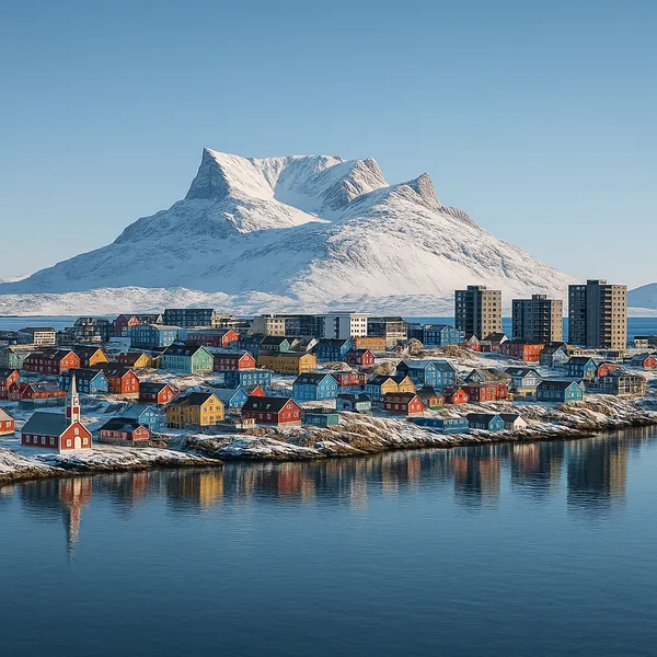 Here’s an online jigsaw puzzle you can play in your browser, featuring a charming coastal village nestled against a dramatic snowy mountain — a delightful blend