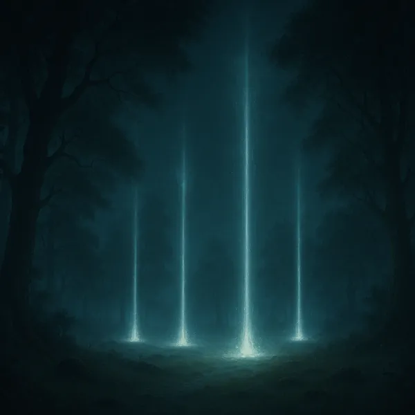 Enjoy an online jigsaw puzzle designed for browser play, featuring a mysterious forest scene that blends nature and subtle fantasy.