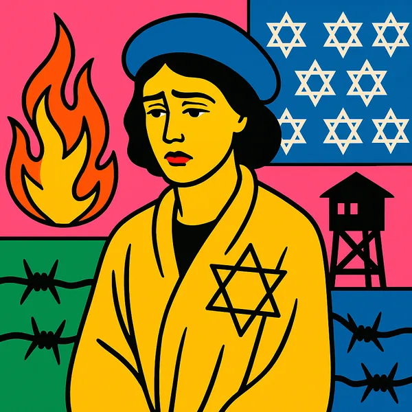 Enjoy an online jigsaw puzzle designed for browser play, featuring a striking pop-art style image themed around history and remembrance.
