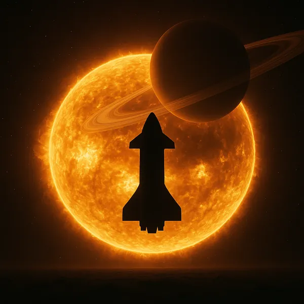 Play an online jigsaw puzzle in your browser that shows a dramatic space scene, perfect for lovers of astronomy and sci-fi.