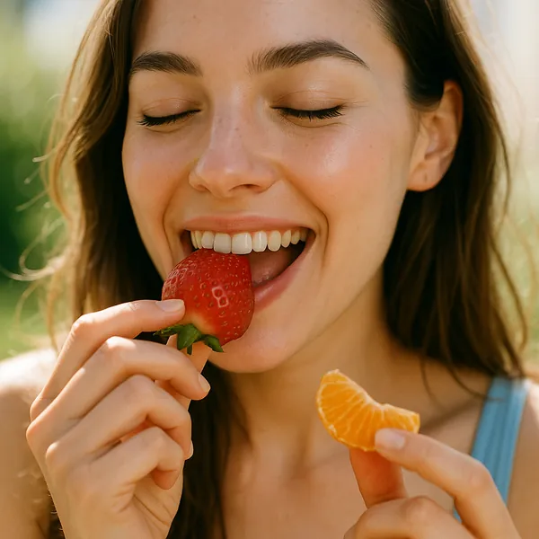 Here’s an online jigsaw puzzle you can play in your browser, featuring a bright food-and-portrait scene that celebrates fresh fruit and sunny moments.