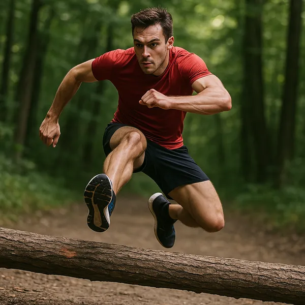 Enjoy an online jigsaw puzzle designed for browser play, featuring an athletic scene that blends outdoor nature and sports.