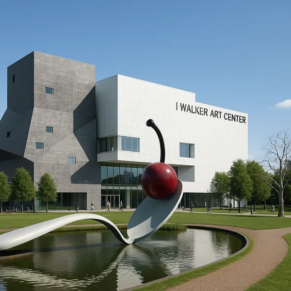 Enjoy an online jigsaw puzzle designed for browser play, featuring striking public art and modern architecture.
