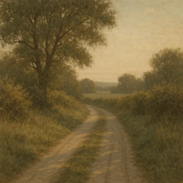 Enjoy an online jigsaw puzzle designed for browser play, featuring a tranquil countryside landscape.