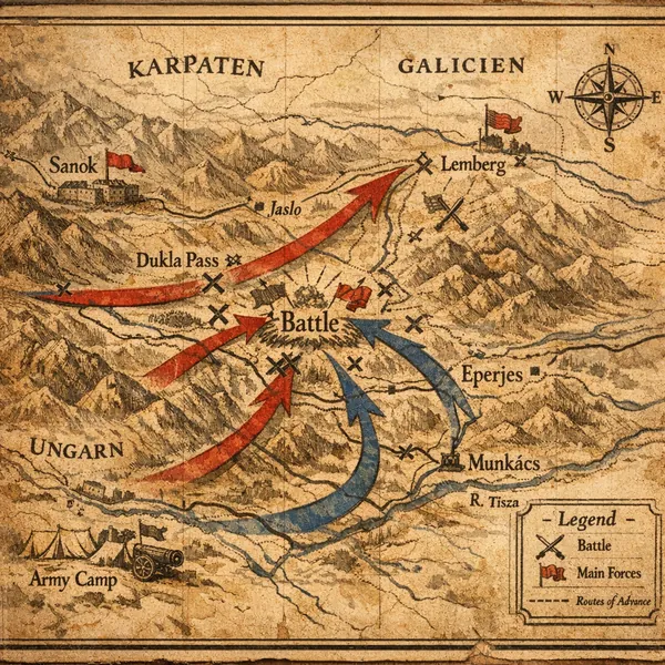 This online jigsaw puzzle features a vintage battle map, perfect for fans of history and cartography to enjoy in the browser.