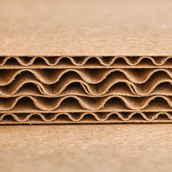 This online jigsaw puzzle features a close-up study of corrugated cardboard, perfect for fans of textures and everyday objects.
