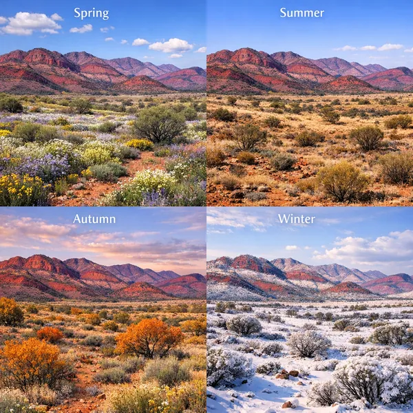 This online jigsaw puzzle features a sweeping natural landscape that shifts through the four seasons, perfect for a nature-lover’s browser play.