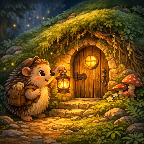 Enjoy an online jigsaw puzzle designed for browser play, featuring a whimsical forest animals theme that invites you into a cozy, storybook world.