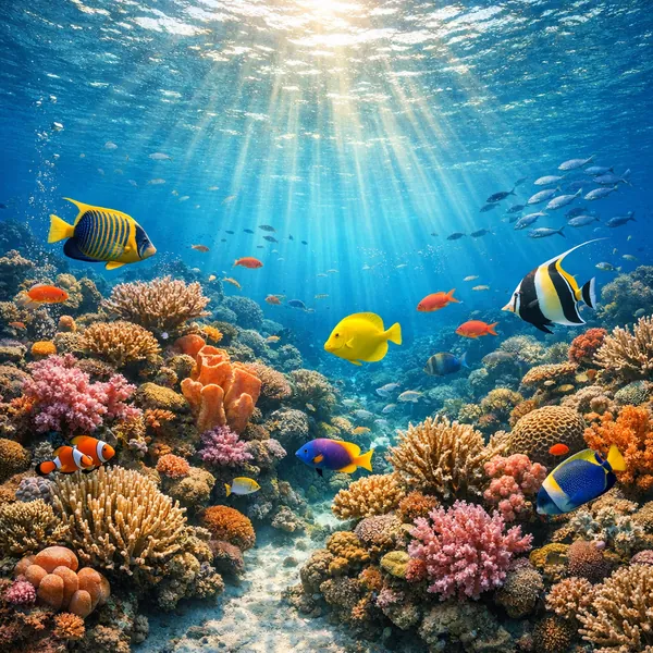 Here’s an online jigsaw puzzle you can play in your browser, focused on a vibrant underwater nature scene full of tropical fish and coral.