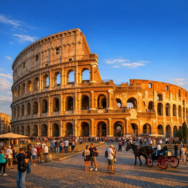 Enjoy an online jigsaw puzzle designed for browser play, featuring iconic city architecture and a lively urban scene.
