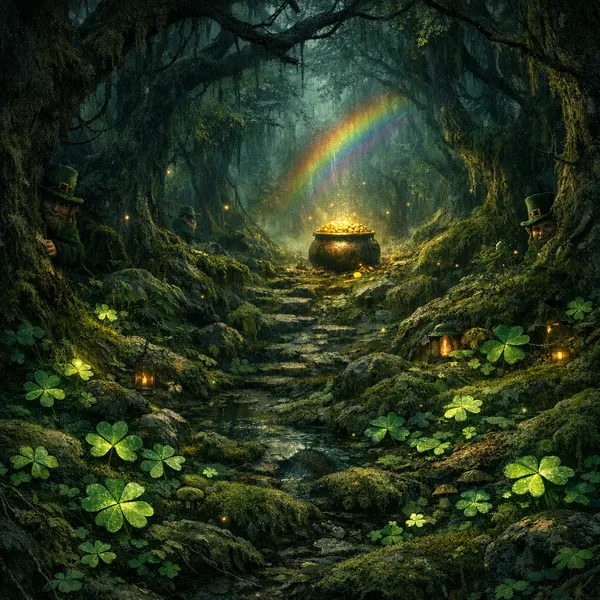 Here’s an online jigsaw puzzle you can play in your browser, featuring a magical forest scene that blends nature and folklore.