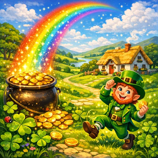 Enjoy an online jigsaw puzzle designed for browser play, featuring a bright, whimsical St.