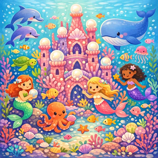 Here s an online jigsaw puzzle you can play in your browser, featuring a cheerful underwater scene full of mermaids and sea creatures.