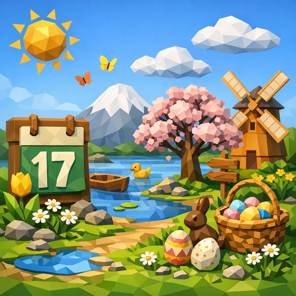 This online jigsaw puzzle features a charming springtime nature scene you can play right in your browser, perfect for fans of seasonal and pastoral art.