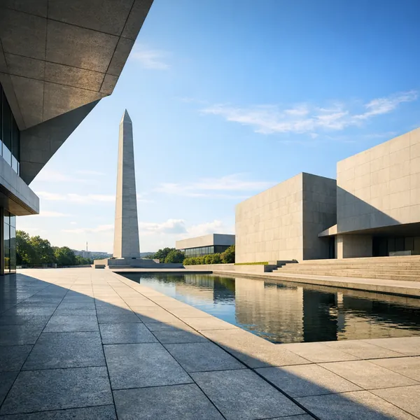This online jigsaw puzzle features a serene urban architecture scene, perfect for fans of cityscapes and modern design who want to play in the browser.